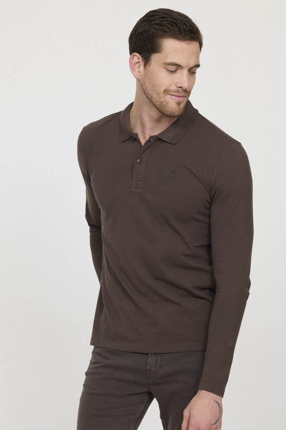Lee Cooper Polo BAKO ML Brown