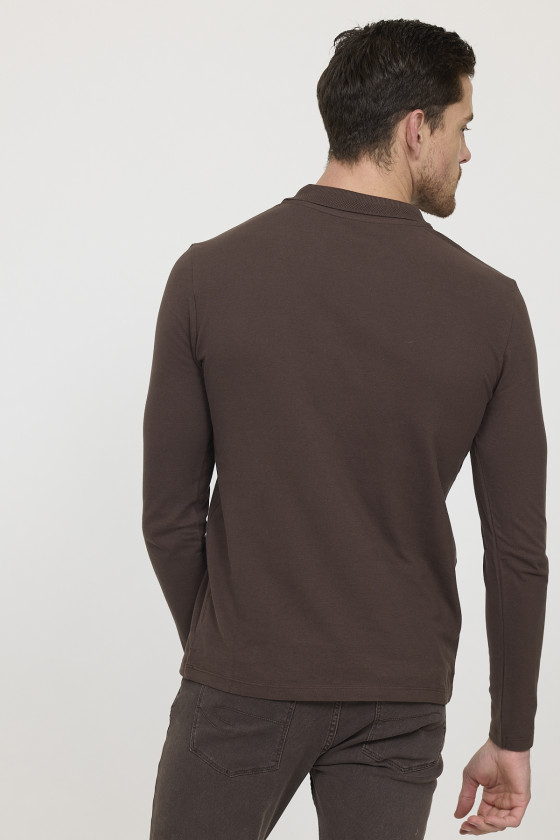 Lee Cooper Polo BAKO ML Brown