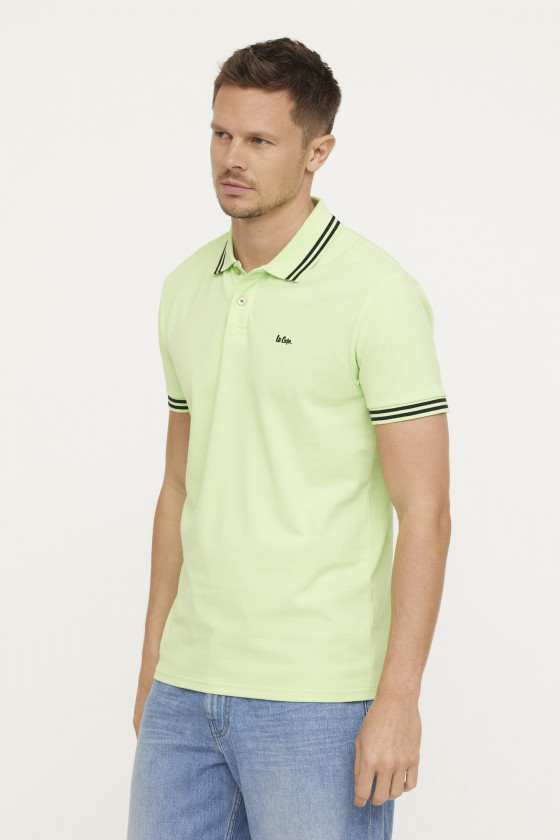 Lee Cooper Polo BARIO Lime