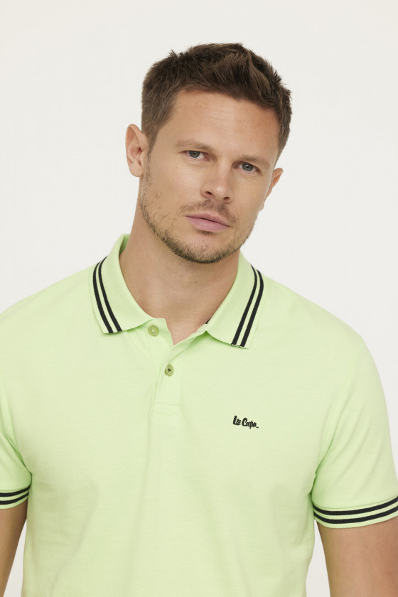 Lee Cooper Polo BARIO Lime