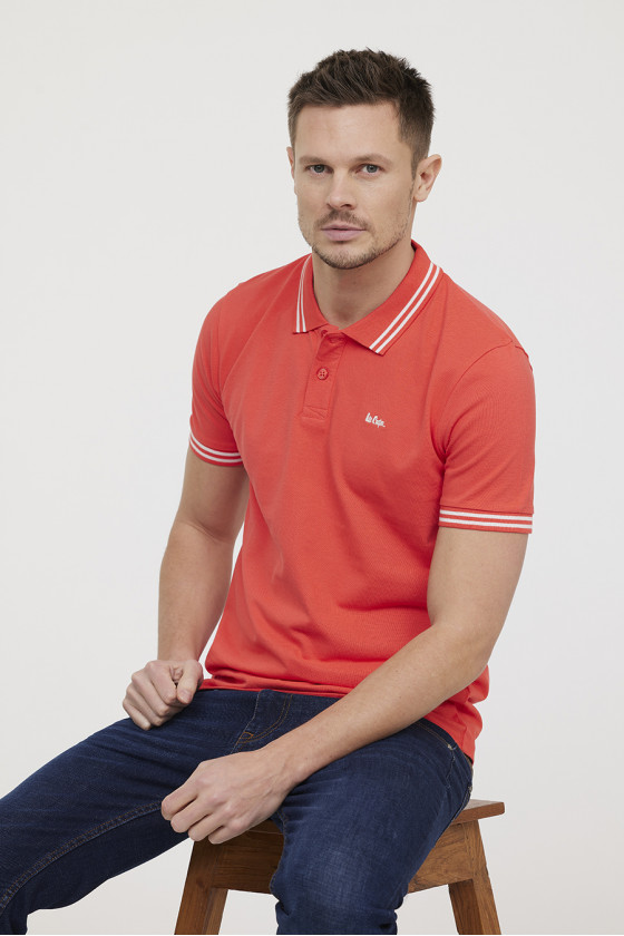lee cooper Polo BARIO Vermillon