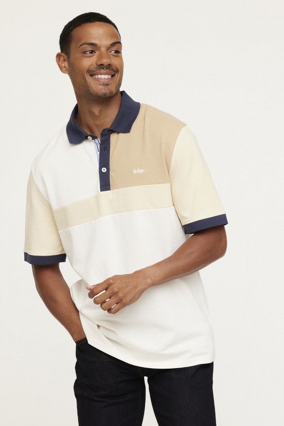 Lee Cooper Polo BARTIO Cream