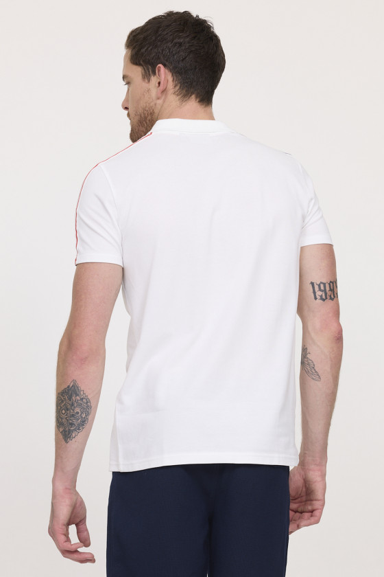 Lee Cooper Polo BASSY Blanc