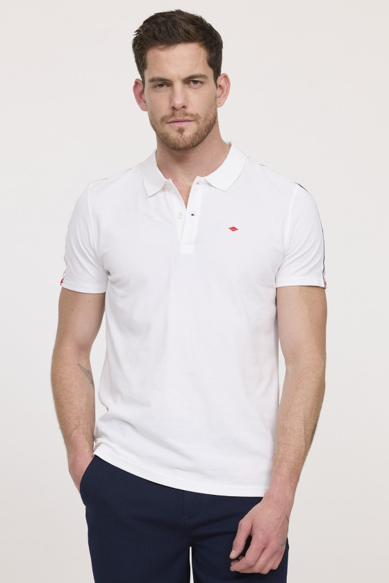 lee cooper Polo BASSY Blanc