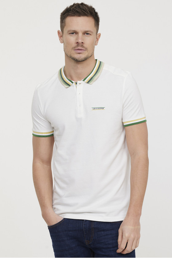 Lee Cooper Polo BAXIL Ivory