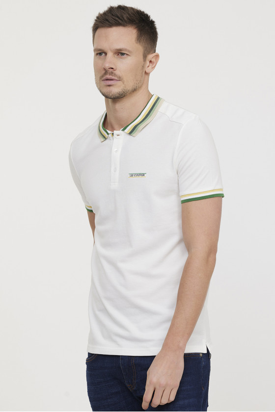 Lee Cooper Polo BAXIL Ivory
