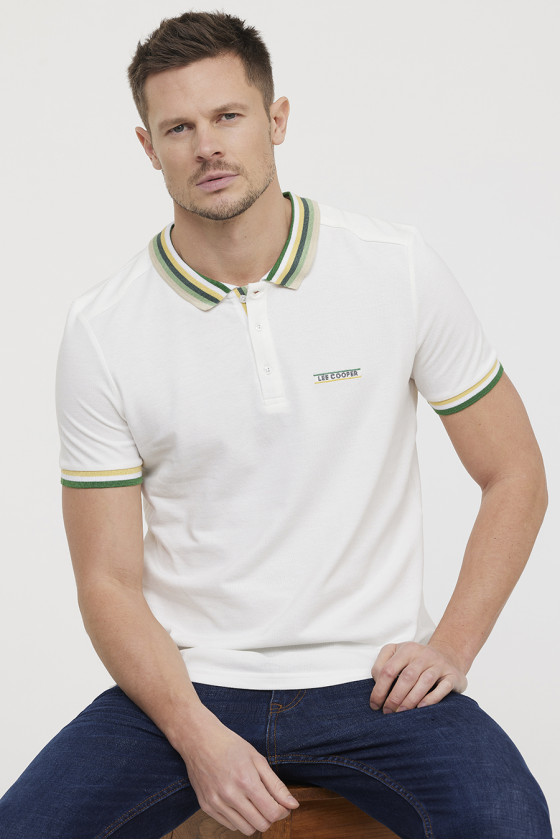 lee cooper Polo BAXIL Ivory