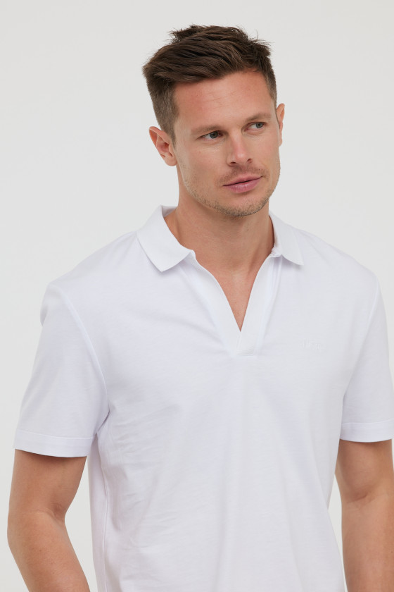 Lee Cooper Polo BAYO MC Optic White