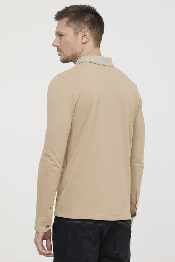 Lee Cooper Polo BIGNO Argile Beige