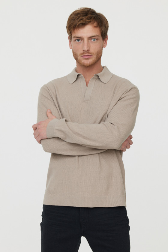 Lee Cooper Polo Bino Taupe