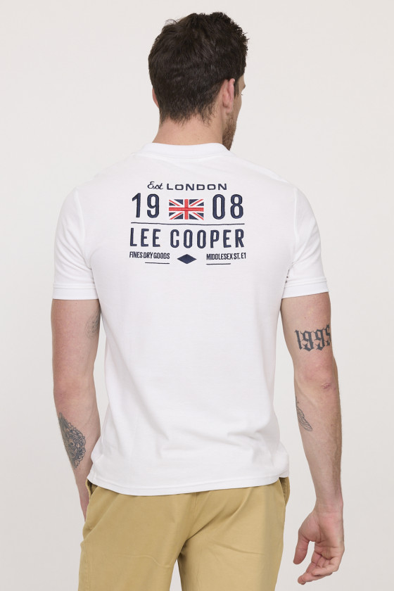 Lee Cooper Polo BIPS Blanc