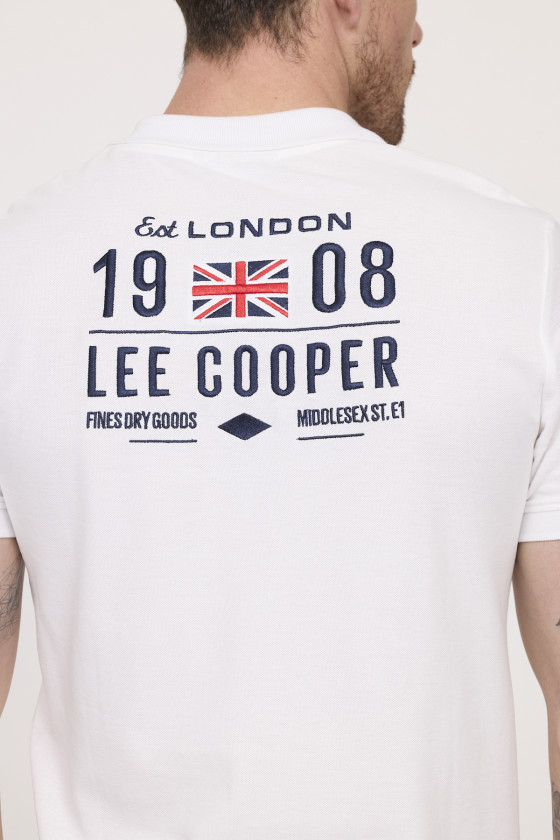 Lee Cooper Polo BIPS Blanc