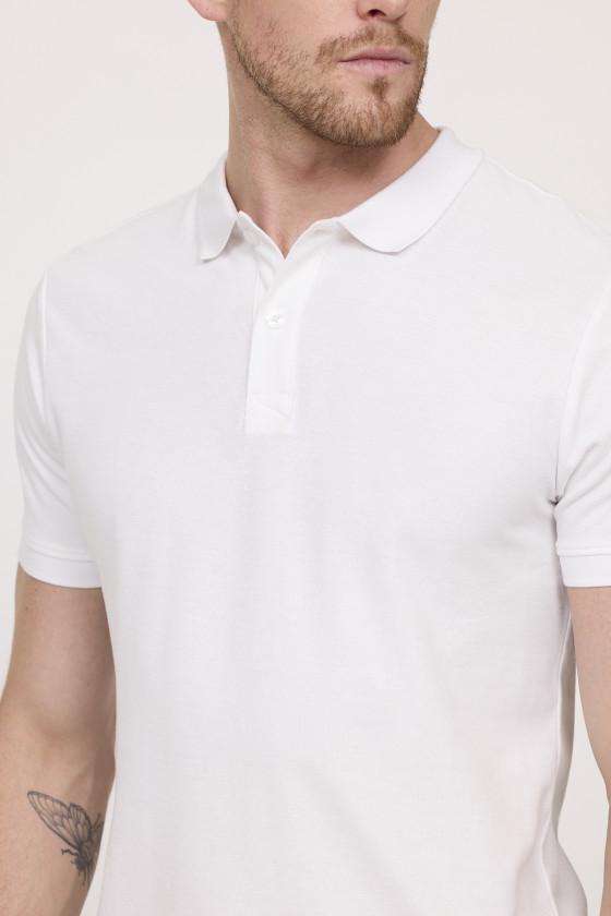 Lee Cooper Polo BIPS Blanc