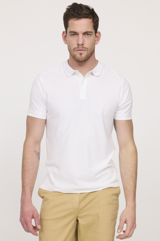 lee cooper Polo BIPS Blanc
