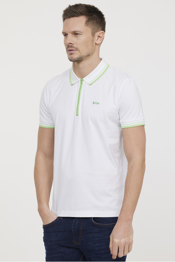Lee Cooper Polo BIRO Blanc