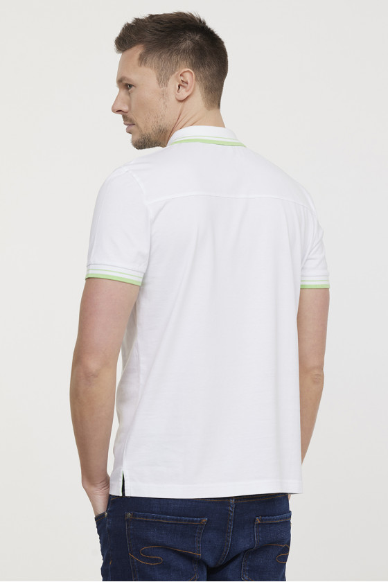 Lee Cooper Polo BIRO Blanc
