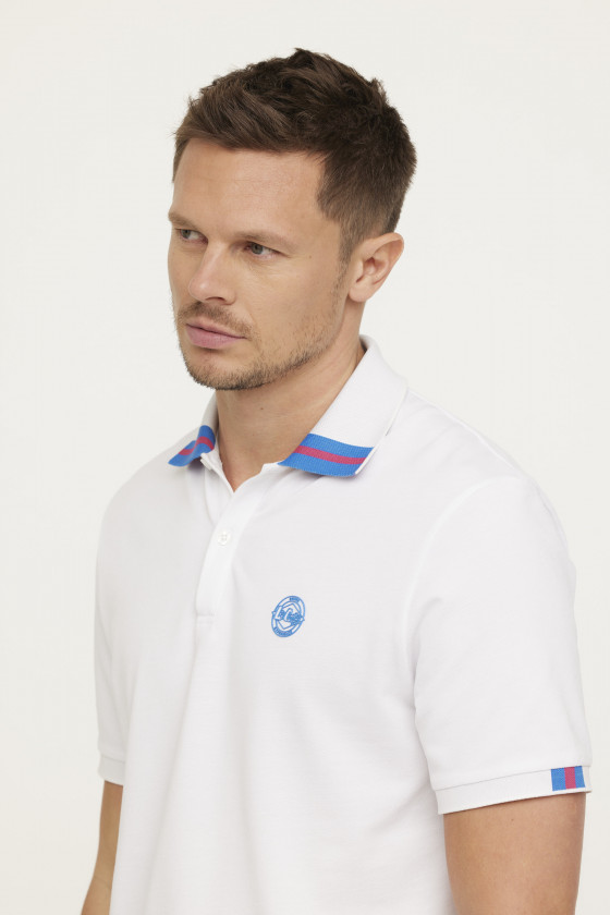 Lee Cooper Polo BLUES Blanc