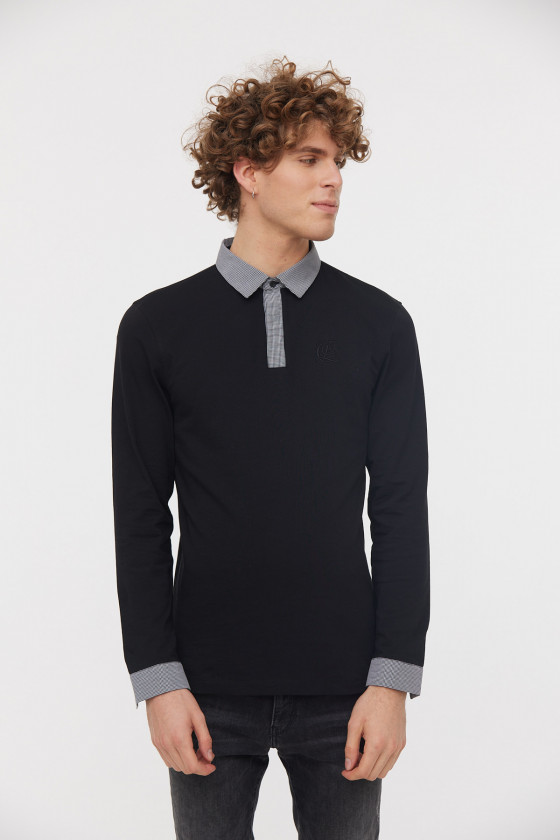 Lee Cooper Polo BORNEAZ Noir