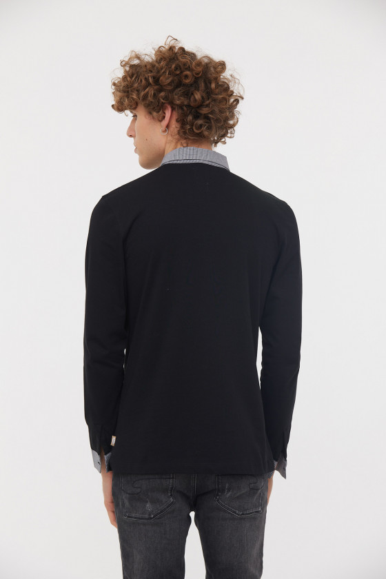 Lee Cooper Polo BORNEAZ Noir