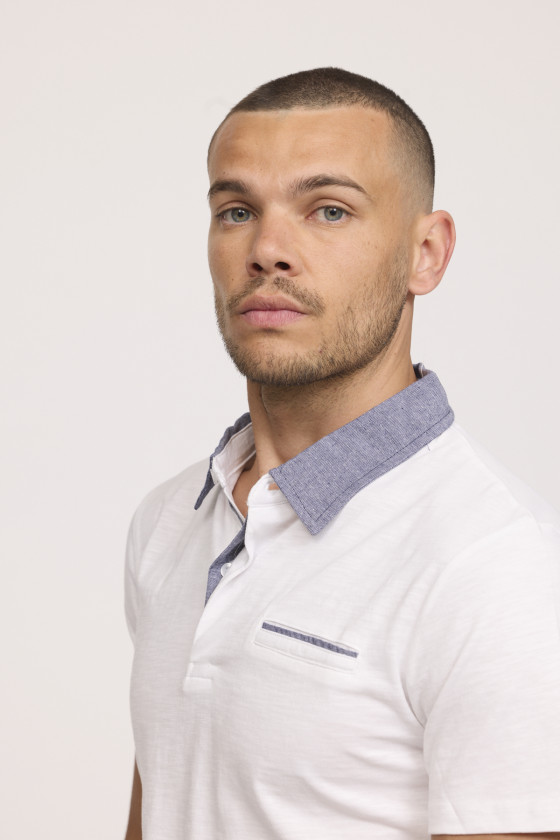 Lee Cooper Polo BRAY Blanc