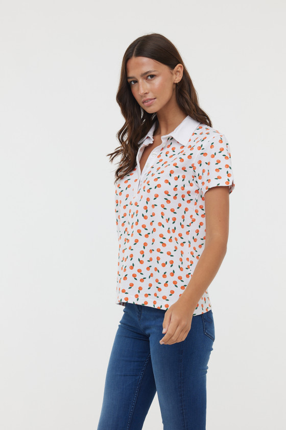 Lee Cooper Polo BRUME MC Optic White