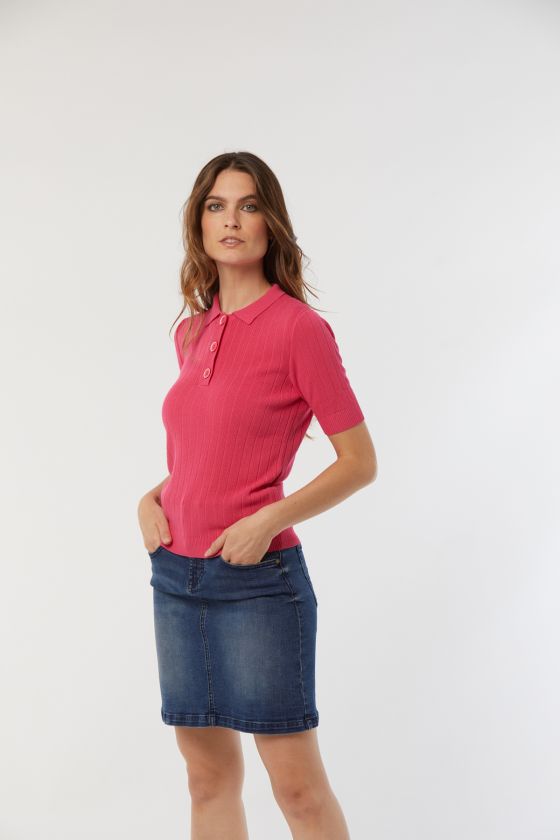 Lee Cooper Polos CAISSY Fushia
