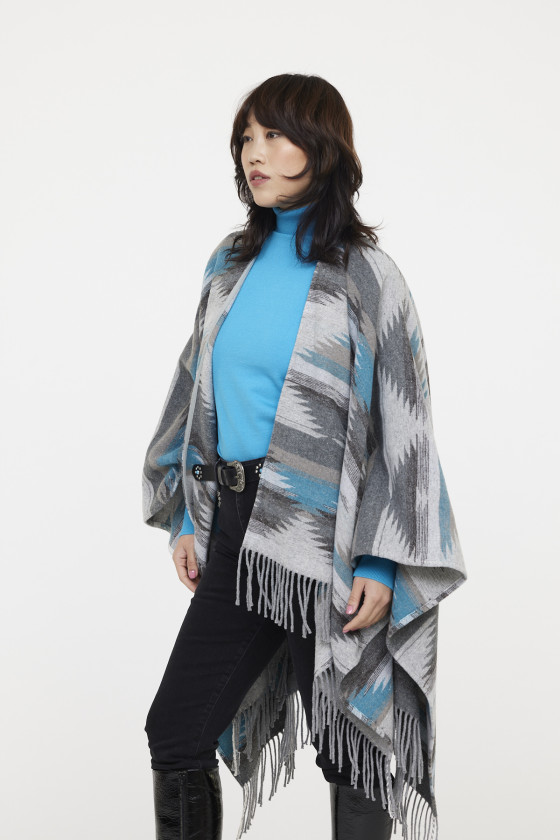 Lee Cooper Poncho ULIVAO Turquoise