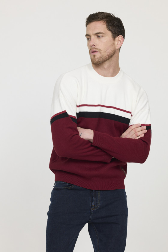 Lee Cooper Pull CARAN Red Wine