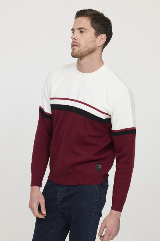 Lee Cooper Pull CARAN Red Wine