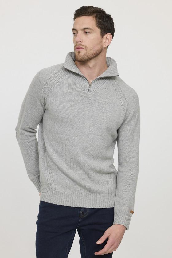 lee cooper Pull CHALOK Gris chine