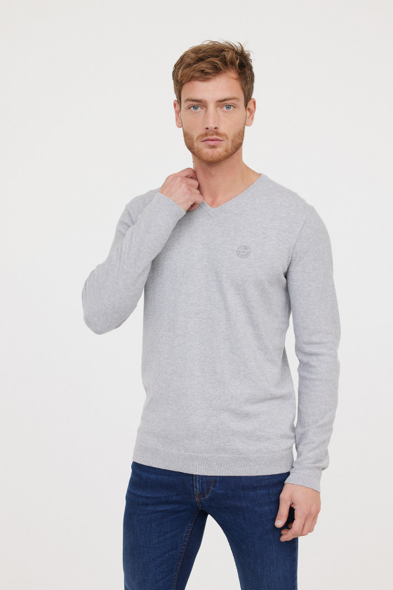 Lee Cooper Pull CIFAR Gris Chine