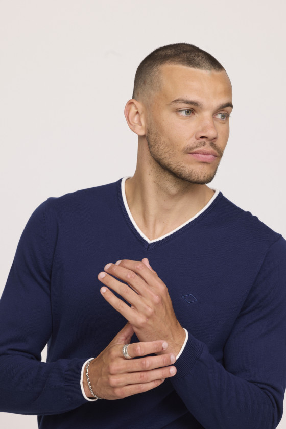 Lee Cooper Pull CIRAKO Bleu Marine