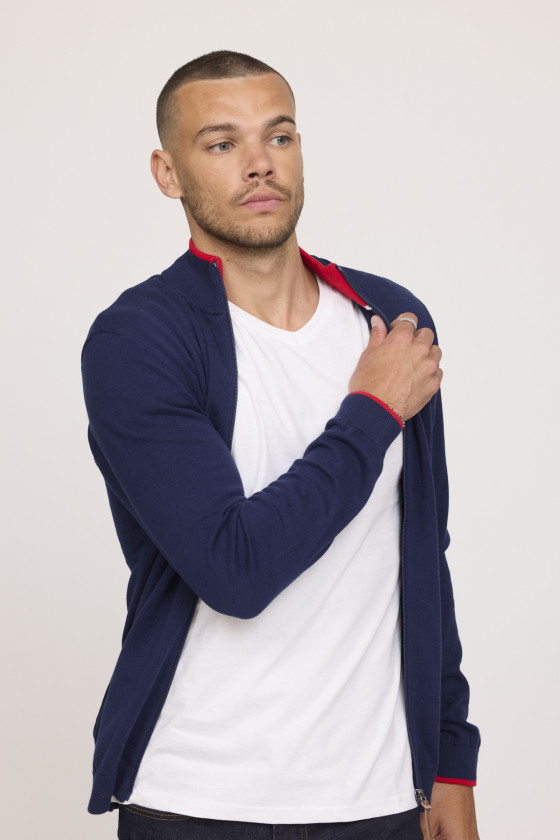 Lee Cooper Pull CLAES Bleu Marine