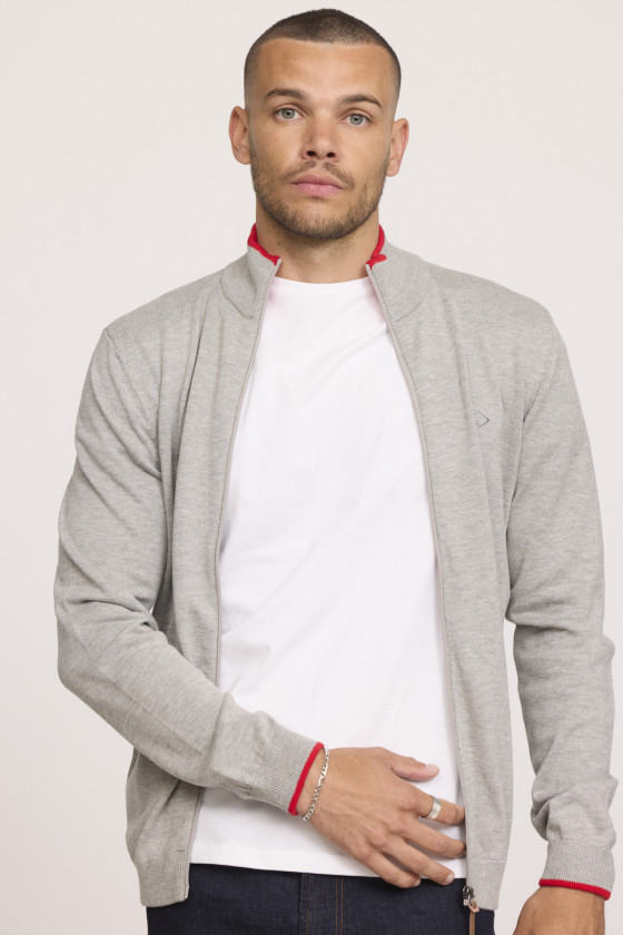 lee cooper Pull CLAES Gris chiné