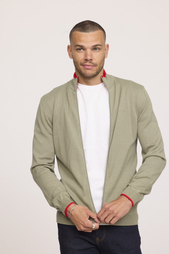 Lee Cooper Pull CLAES Kaki Vert