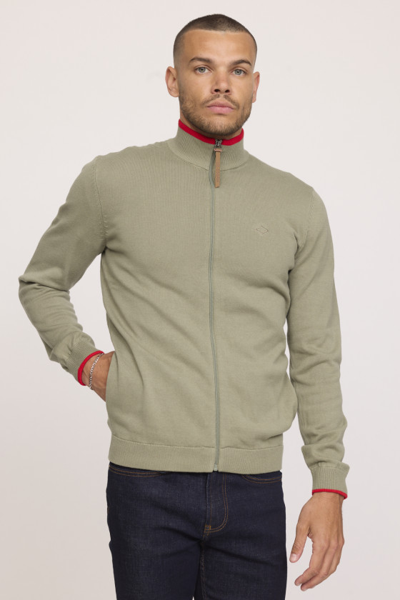 Lee Cooper Pull CLAES Kaki Vert