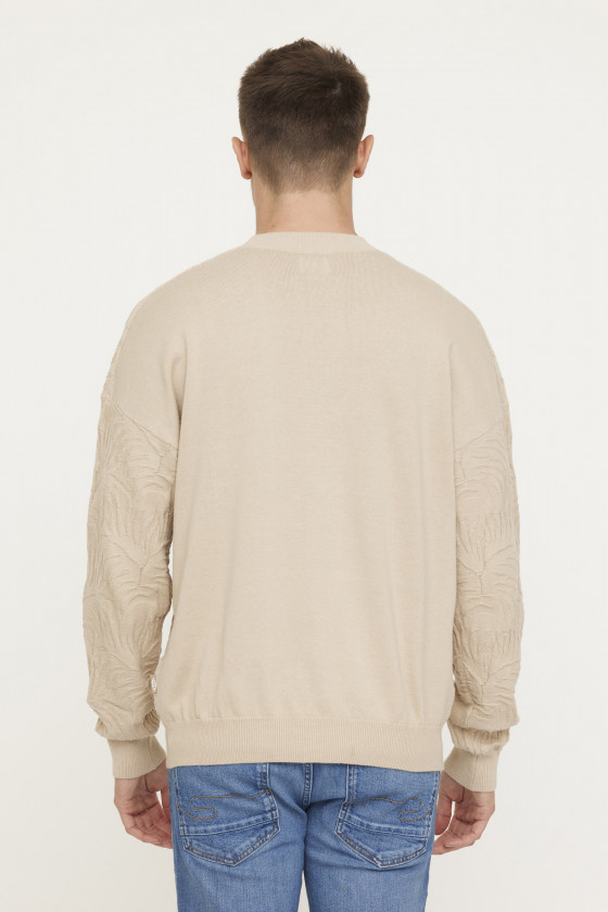 Lee Cooper Pull CLAVIZ Argile Beige