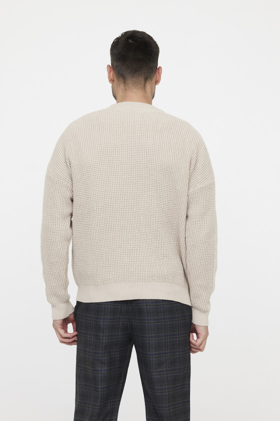 Lee Cooper Pull CORALO Argile Beige