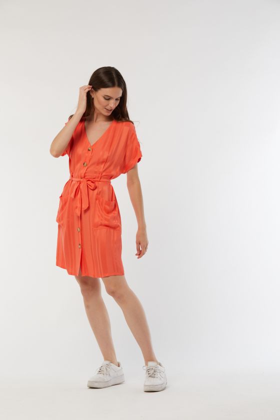 Lee Cooper Robe LUZIA Acide Orange