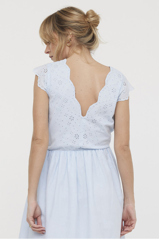 Lee Cooper Robe LYA Blue Grey