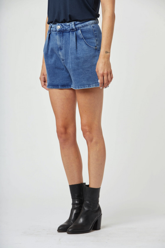 Lee Cooper Short JAIKA Recycled Vintage Blue
