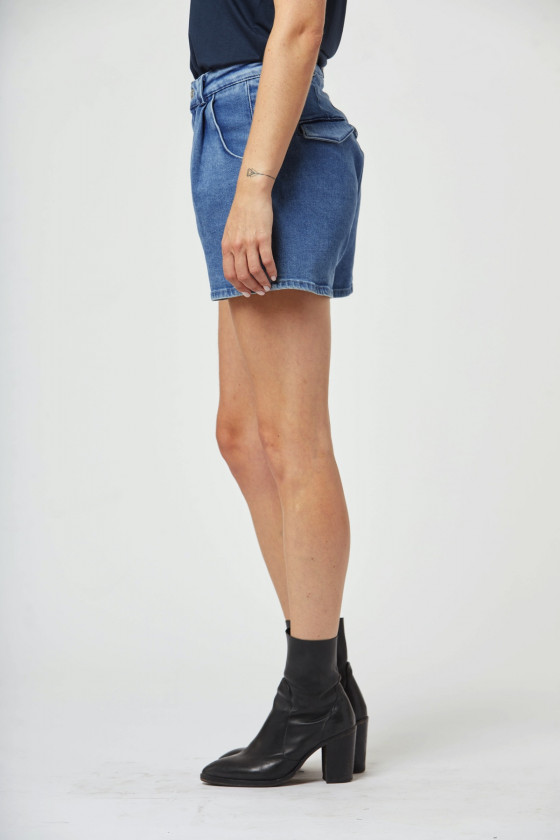 Lee Cooper Short JAIKA Recycled Vintage Blue