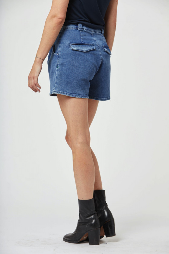 Lee Cooper Short JAIKA Recycled Vintage Blue