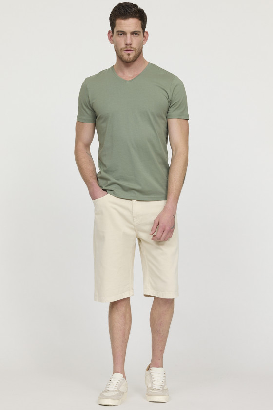 Lee Cooper Short NARCO Écru