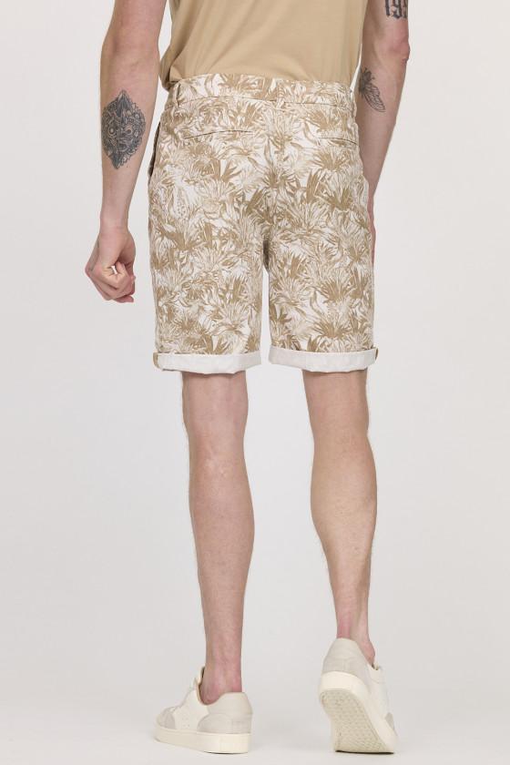 Lee Cooper Short NARO AOP Palmier Marron