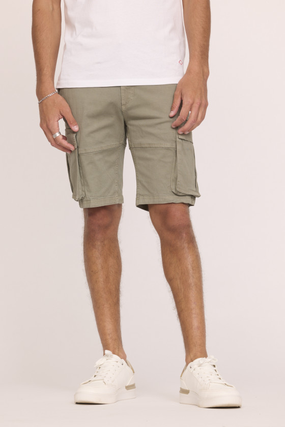 lee cooper Short NOCK Kaki vert