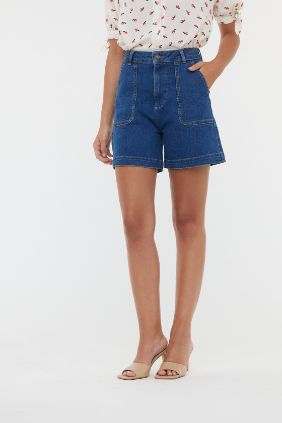 lee cooper Short NOKE Medium blue stoned