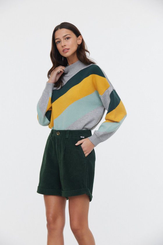 Lee Cooper Short NOLY Vert Profond