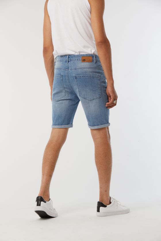 Lee Cooper Shorts NANOT Light Medium Blue Brushed