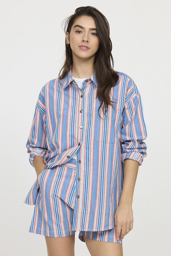 lee cooper Surchemise DALINE Bleu roi